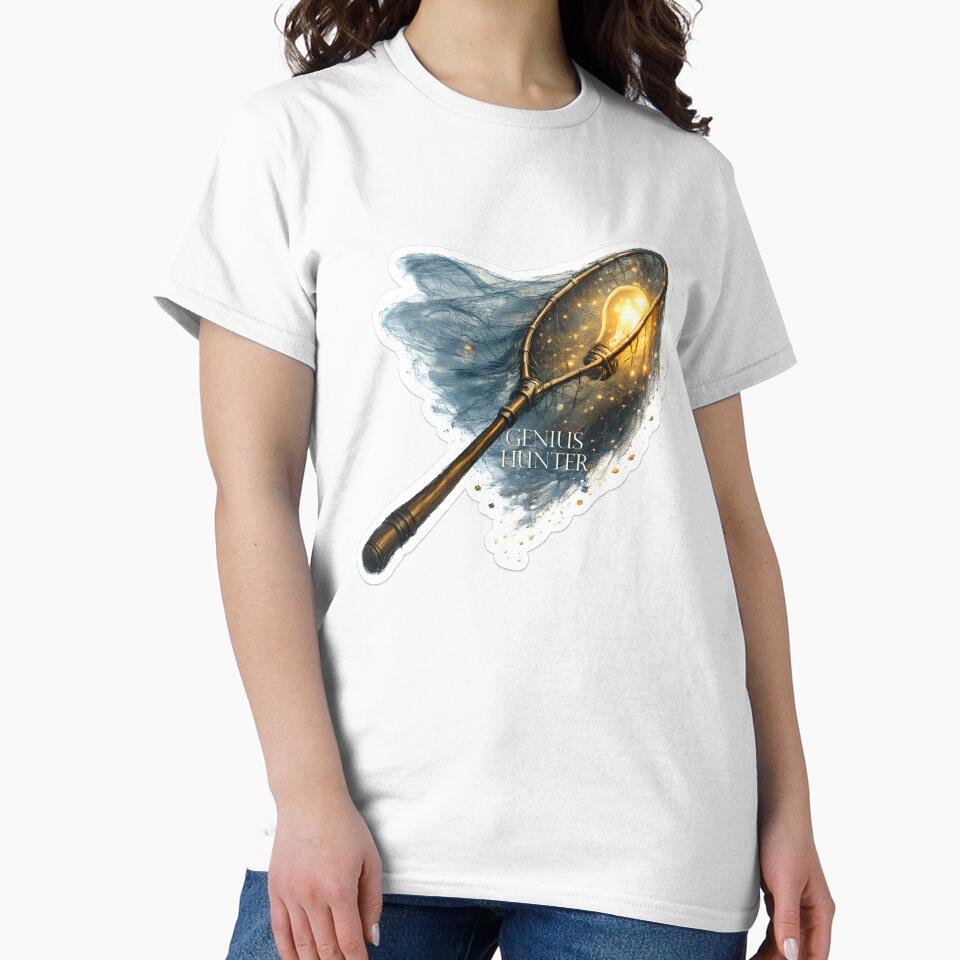 Genius Hunter Neurodivergent Gift Creative Mind - Adult & Kids T-Shirts, Sweatshirts & Hoodies apparel design preview 2