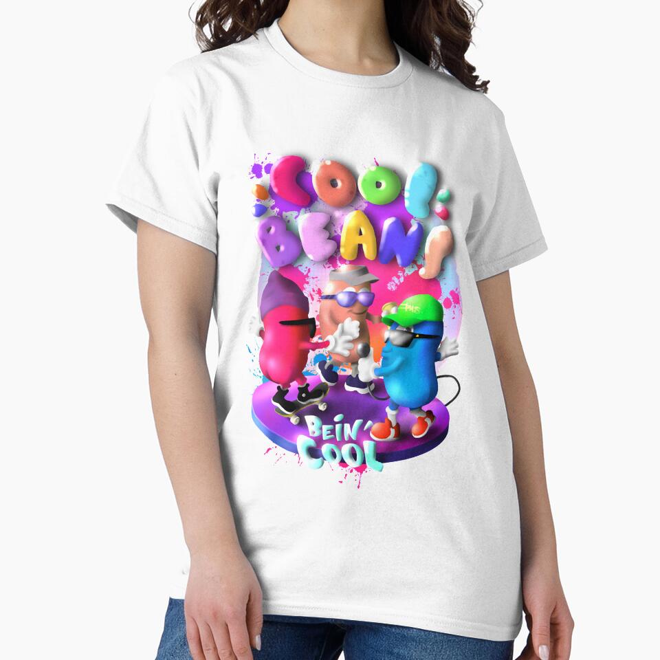 Cool Beans Bean by CreativeOpus - Adult & Kids T-Shirts, Sweatshirts & Hoodies apparel design preview 2