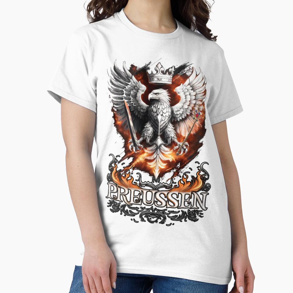 Prussia Coat of Arms Modern by Stabile Klamotten - Adult & Kids T-Shirts, Sweatshirts & Hoodies apparel design preview 2