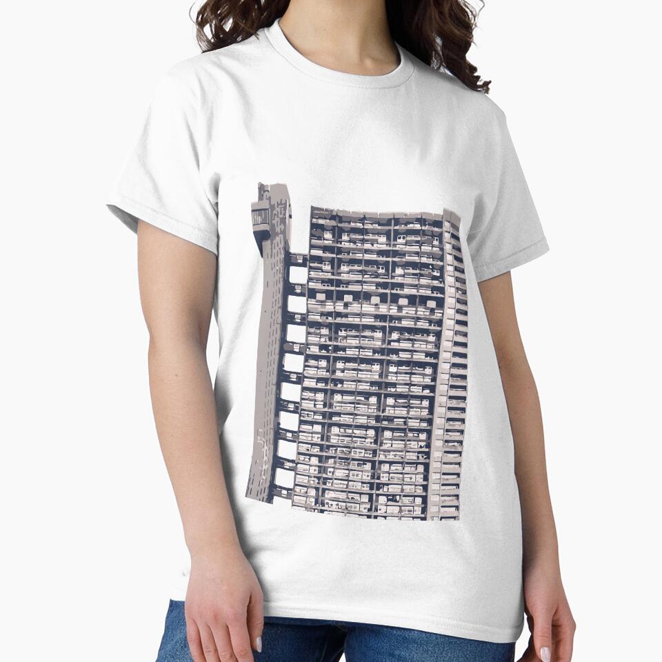 London Trellick Tower minimal by ArchiCrumbs - Adult & Kids T-Shirts, Sweatshirts & Hoodies apparel design preview 2