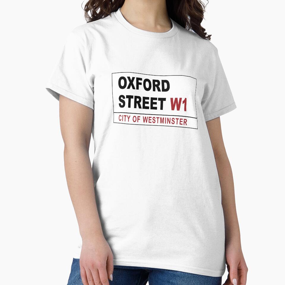 Oxford Street Sign by rogue-design - Adult & Kids T-Shirts, Sweatshirts & Hoodies apparel design preview 2
