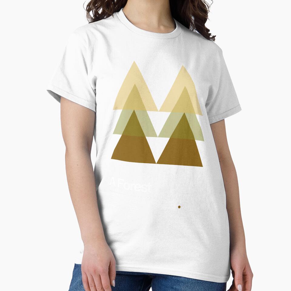 The Cure A Forest 1980 New Wave song Minimalistic - Adult & Kids T-Shirts, Sweatshirts & Hoodies apparel design preview 2