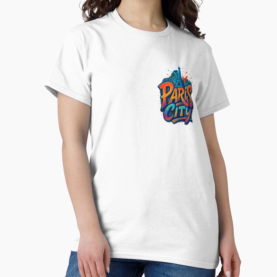Vibrant Paris graffiti by saqib_hussain - Adult & Kids T-Shirts, Sweatshirts & Hoodies apparel design preview 2
