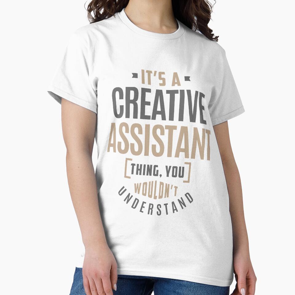 Creative Assistant by cidolopez - Adult & Kids T-Shirts, Sweatshirts & Hoodies apparel design preview 2