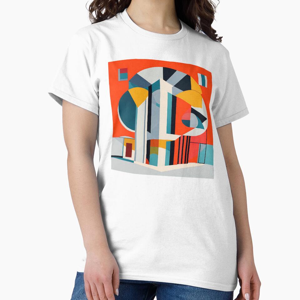 Architectural tree geometric buildings by - Adult & Kids T-Shirts, Sweatshirts & Hoodies apparel design preview 2