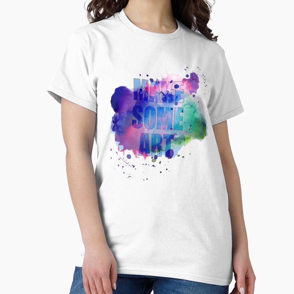 Make Some Art by Coffee - Adult & Kids T-Shirts, Sweatshirts & Hoodies apparel design preview 2