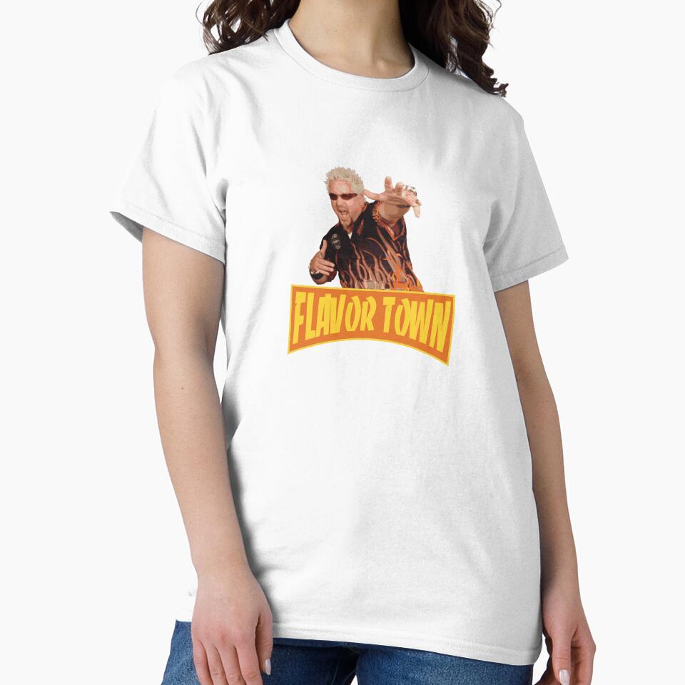 FLAVOR TOWN USA GUY FlERl by SheebsCO - Adult & Kids T-Shirts, Sweatshirts & Hoodies apparel design preview 2