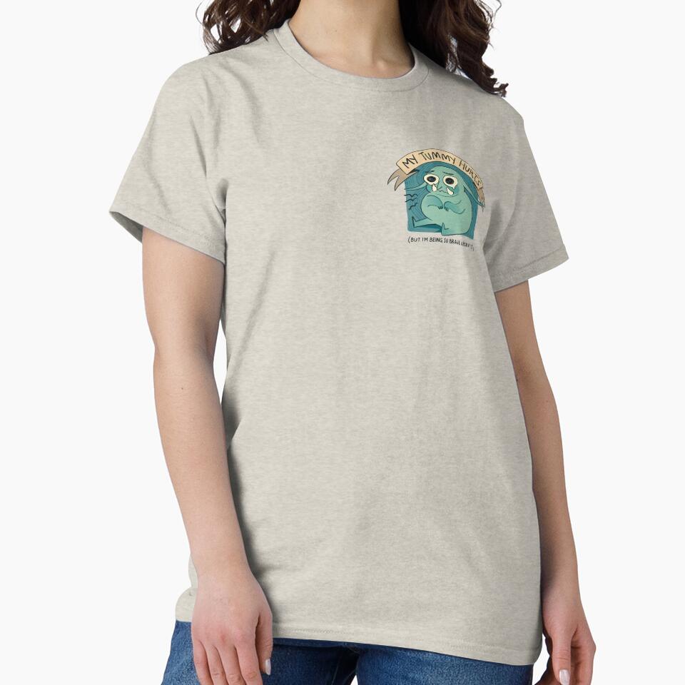Brave Tummy Hurts Goblin by Lilaeleaf - Adult & Kids T-Shirts, Sweatshirts & Hoodies apparel design preview 2