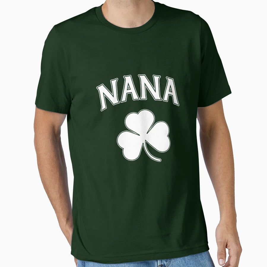Nana Irish Shamrock T-Shirt - Minimalist Print for Adults - T-Shirt, Sweatshirt, Hoodie