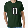 Letter Q Two Color T-Shirt - Novelty Apparel Men Women - T-Shirt, Sweatshirt, Hoodie