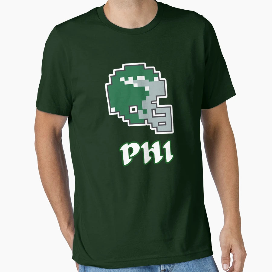 Philadelphia Tecmo Bowl Football T-Shirt - Trendy Graphic for Adults - T-Shirt, Sweatshirt, Hoodie