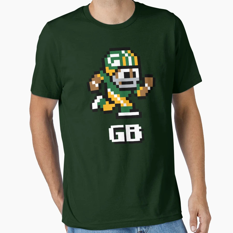 Green Bay Packers Tecmo Super Bowl T-Shirt - Minimalist Print Unisex - T-Shirt, Sweatshirt, Hoodie
