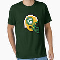 Green Bay Packers 8 Bit Football Helmet T-Shirt - Trendy Graphic Men Women - T-Shirt, Sweatshirt, Hoodie