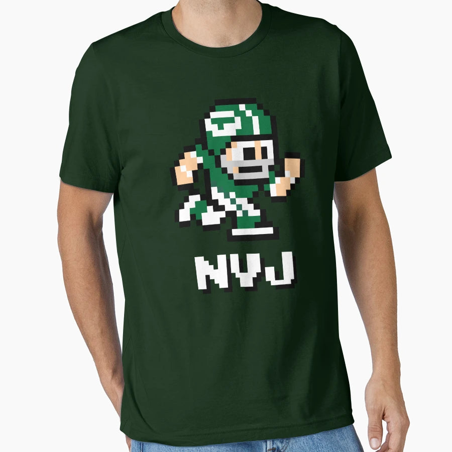 New York Jets Tecmo Super Bowl T-Shirt - Trendy Graphic for Adults - T-Shirt, Sweatshirt, Hoodie
