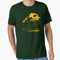 Green Bay Football Fan Cheese Skyline T-Shirt - Minimalist Print Men Women - T-Shirt, Sweatshirt, Hoodie