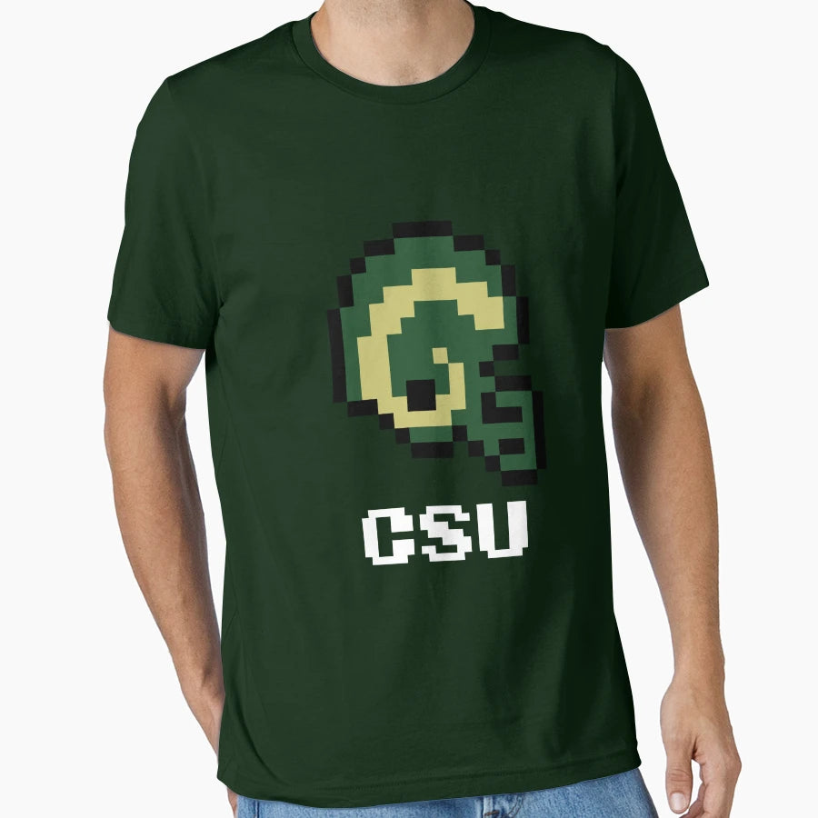 Colorado State Rams Tecmo Super Bowl T-Shirt - Unique Graphic Men Women - T-Shirt, Sweatshirt, Hoodie