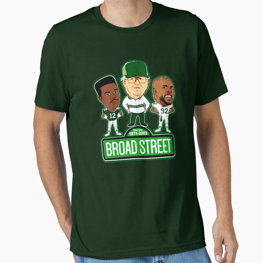 Broad Street Veterans Stadium T-Shirt - Custom Art Print Unisex - T-Shirt, Sweatshirt, Hoodie