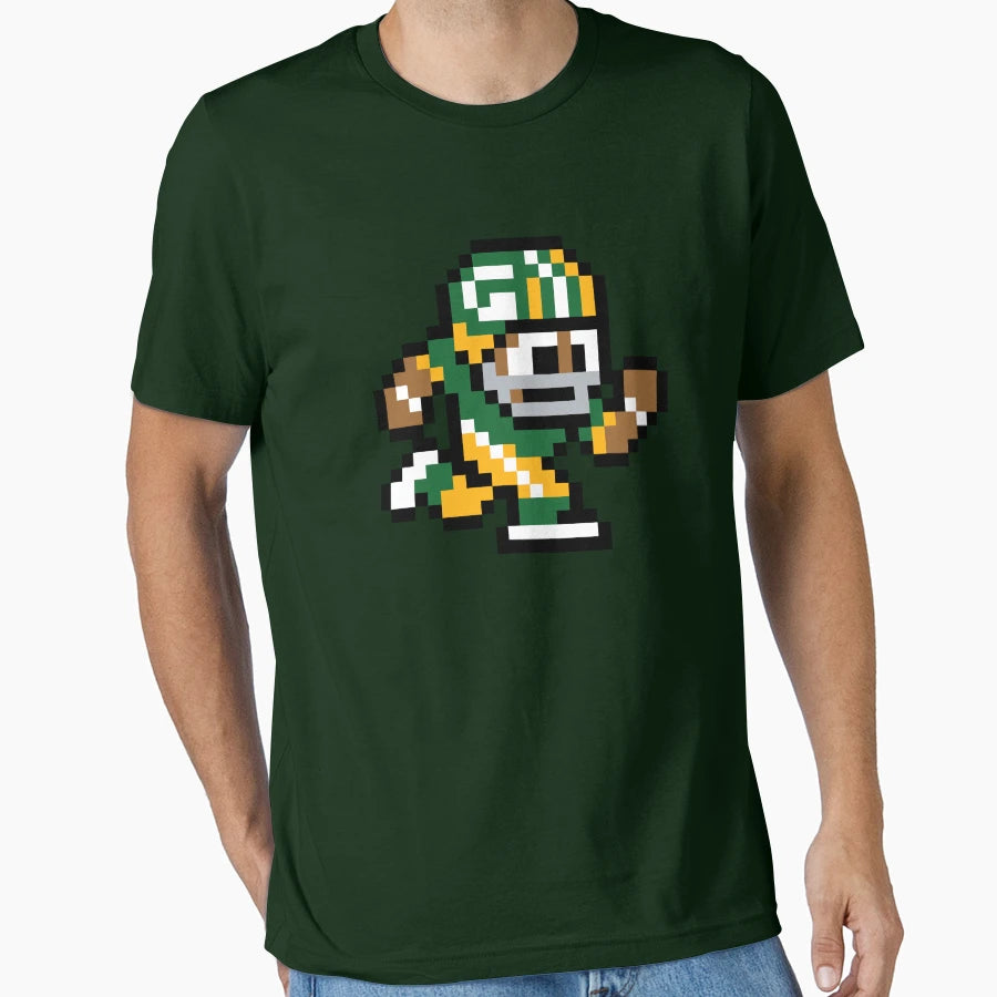 Green Bay Packers Tecmo Super Bowl T-Shirt - Unique Graphic Unisex - T-Shirt, Sweatshirt, Hoodie