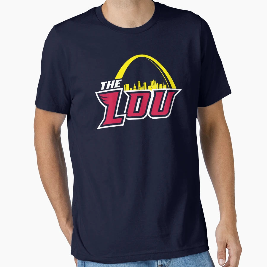 Lou Navy T-Shirt - Fun Novelty Design for Adults - T-Shirt, Sweatshirt, Hoodie