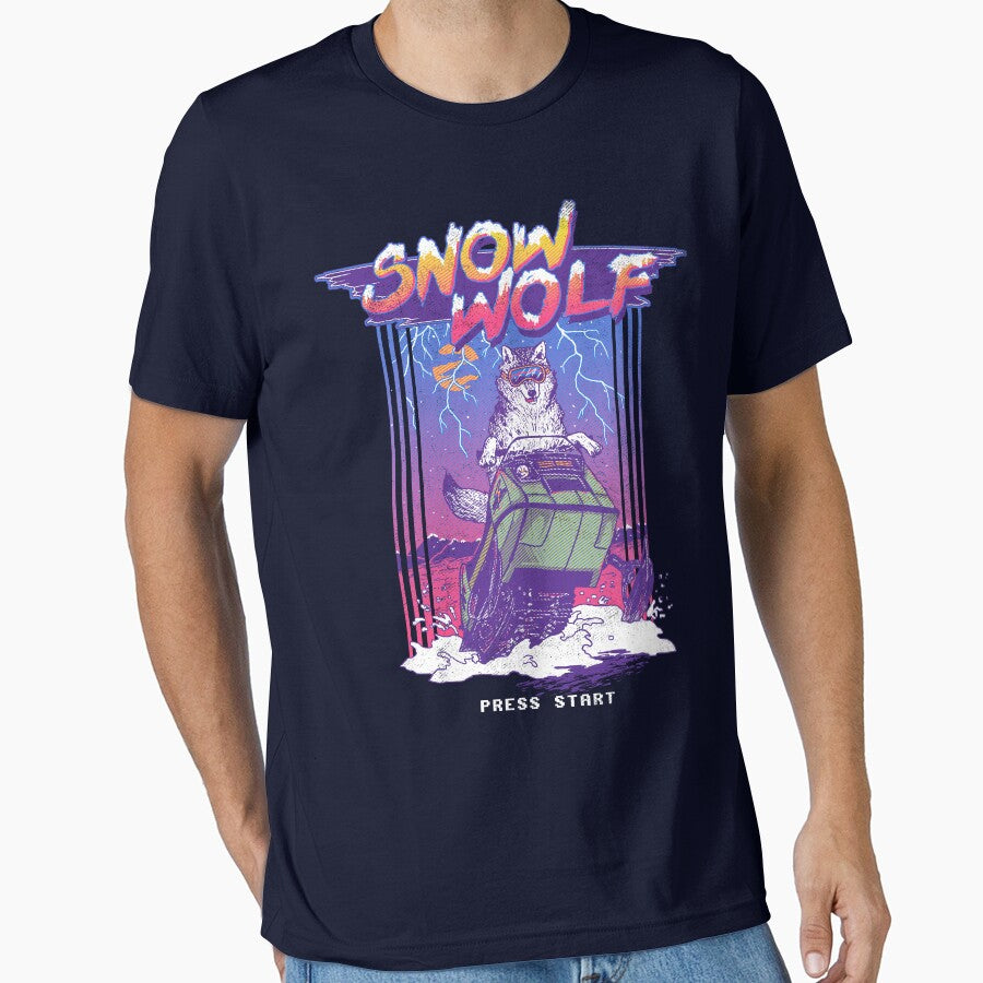 Snow Wolf by wytrab8 - Adult & Kids T-Shirts, Sweatshirts & Hoodies apparel design preview 1