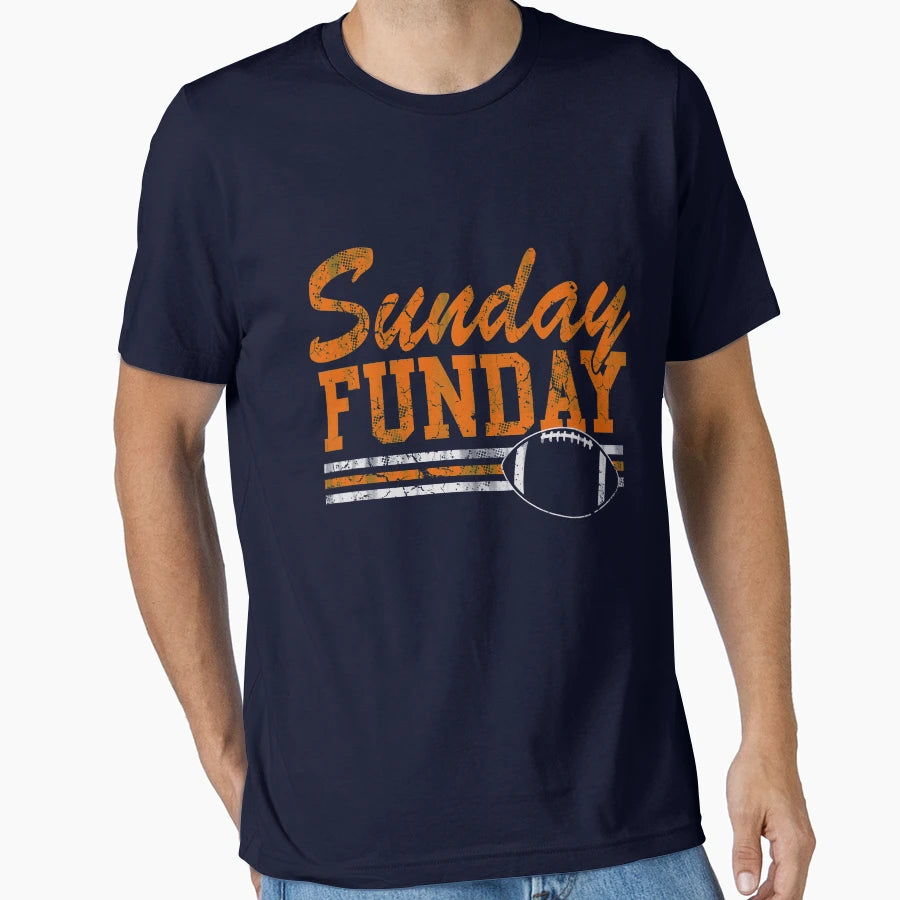 Sunday Funday Football T-Shirt - Fun Novelty Design Men Women - T-Shirt, Sweatshirt, Hoodie