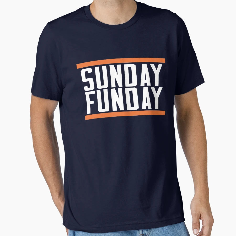 Sunday Funday T-Shirt - Minimalist Print Unisex - T-Shirt, Sweatshirt, Hoodie