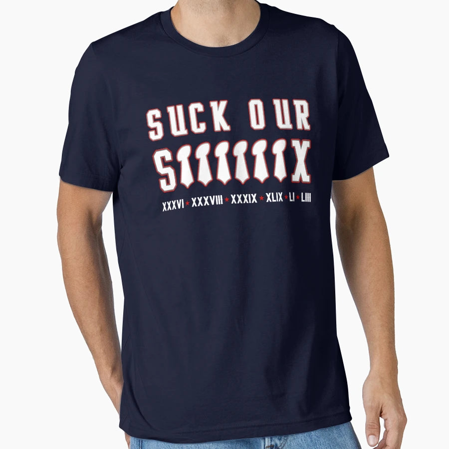 Suck Our Six T-Shirt - Minimalist Print Men Women - T-Shirt, Sweatshirt, Hoodie