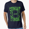 Sunday Funday Football T-Shirt - Casual Everyday Wear Men Women - T-Shirt, Sweatshirt, Hoodie