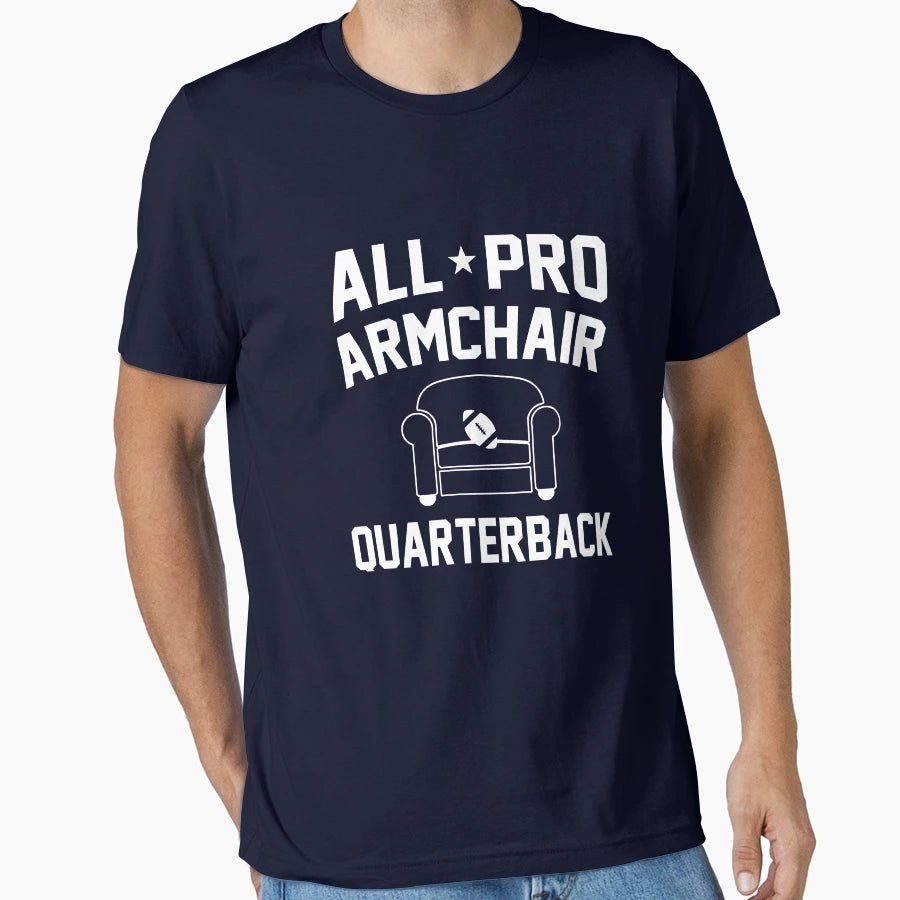 All Pro Armchair Quarterback T-Shirt - Minimalist Print for Adults - T-Shirt, Sweatshirt, Hoodie