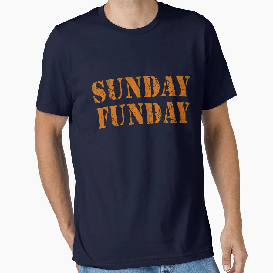 Sunday Funday Football T-Shirt - Trendy Graphic Unisex - T-Shirt, Sweatshirt, Hoodie
