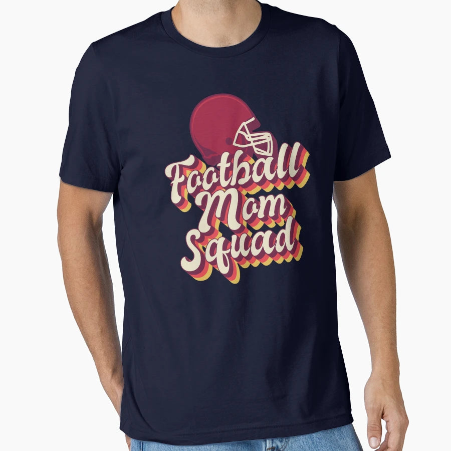 Football Mom Squad American Football T-Shirt - Fun Novelty Design Unisex - T-Shirt, Sweatshirt, Hoodie