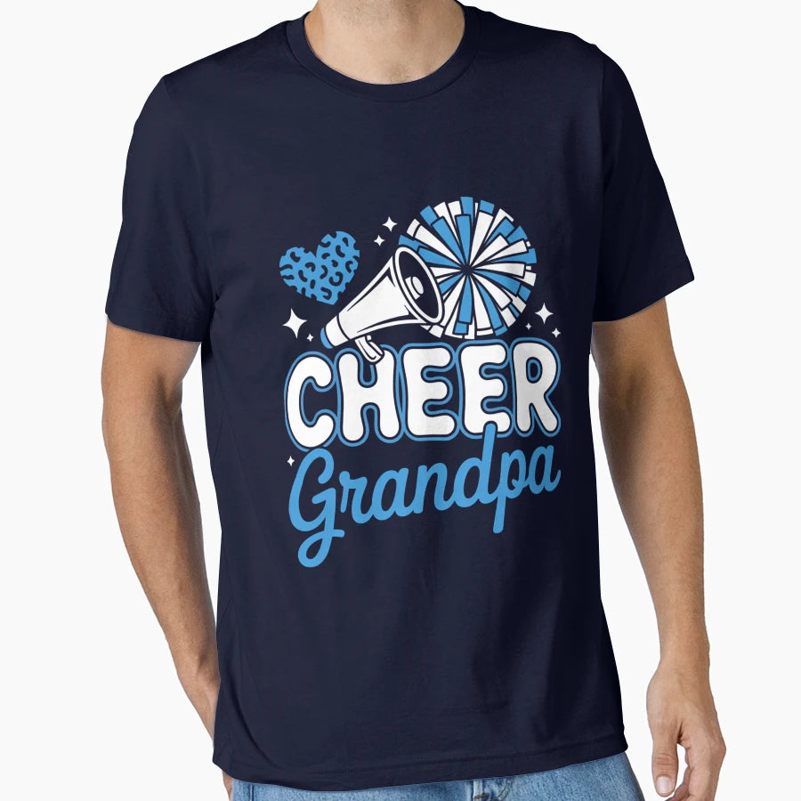 Cheer Grandpa Family Support Sport T-Shirt - Streetwear Style Unisex - T-Shirt, Sweatshirt, Hoodie
