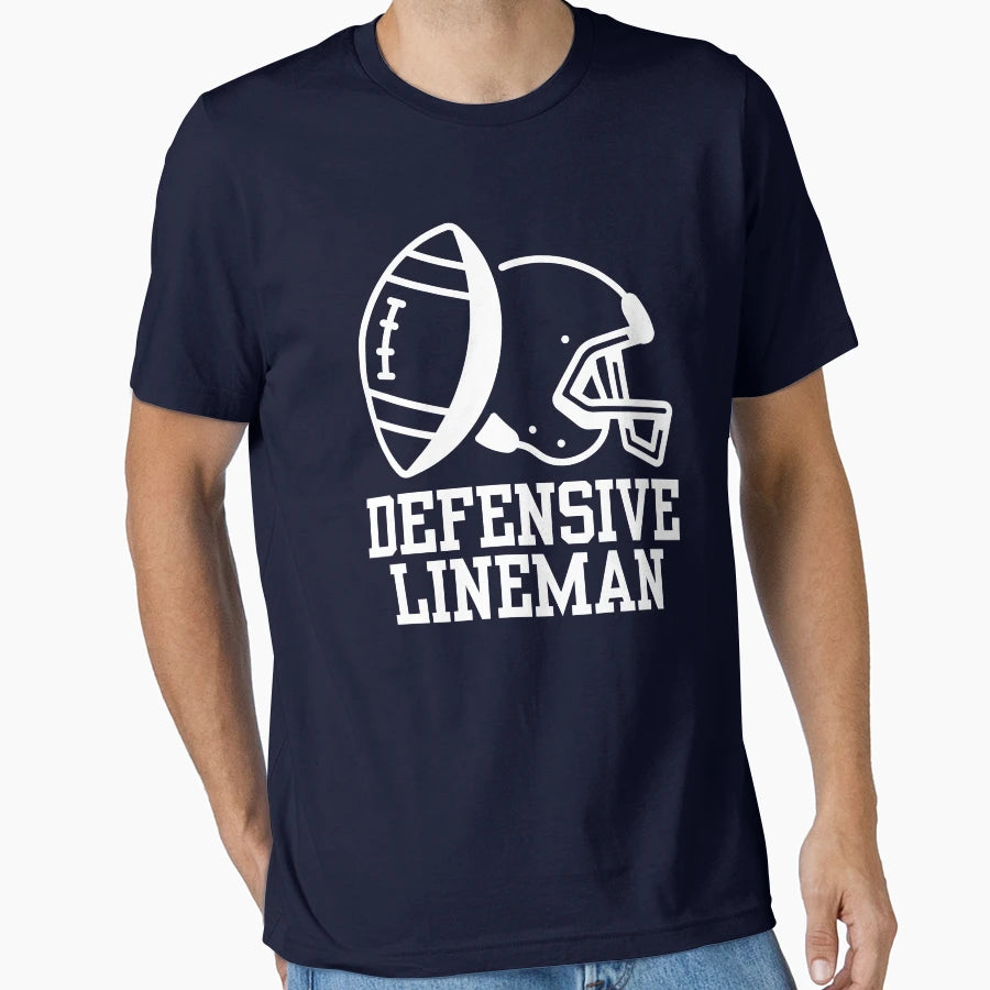 Defensive Lineman T-Shirt - Custom Art Print Unisex - T-Shirt, Sweatshirt, Hoodie