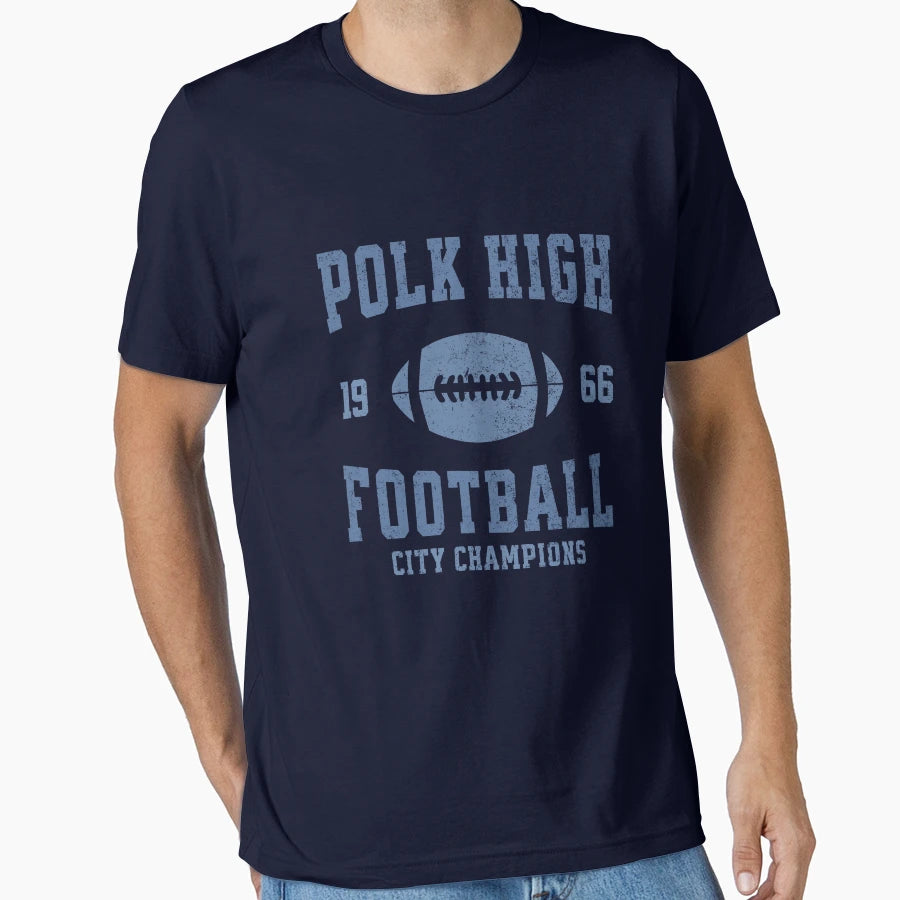 Polk High Football City Champions T-Shirt - Aesthetic Graphic Men Women - T-Shirt, Sweatshirt, Hoodie