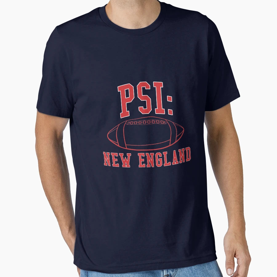 Psi New England Deflate Gate T-Shirt - Fun Novelty Design Unisex - T-Shirt, Sweatshirt, Hoodie