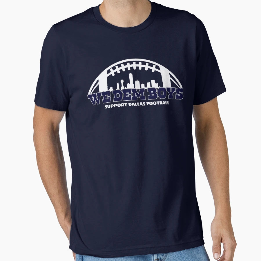 Dallas Football Fan Wear T-Shirt - Minimalist Print for Adults - T-Shirt, Sweatshirt, Hoodie