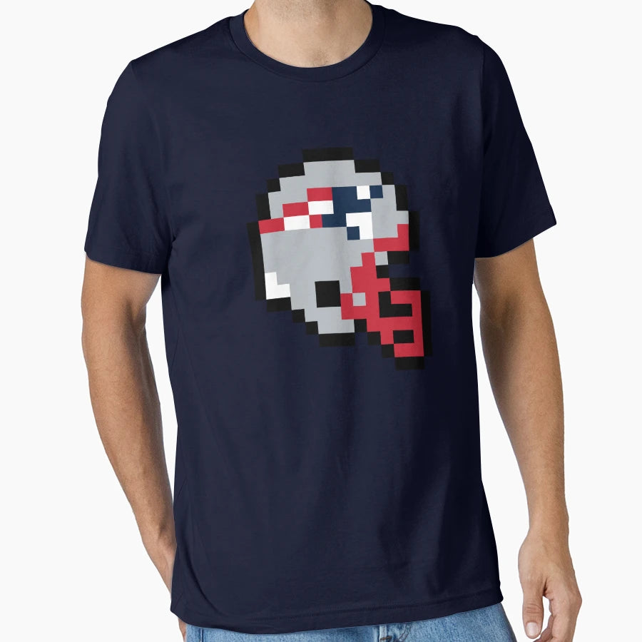 New England Patriots 8 Bit Football T-Shirt - Aesthetic Graphic Men Women - T-Shirt, Sweatshirt, Hoodie