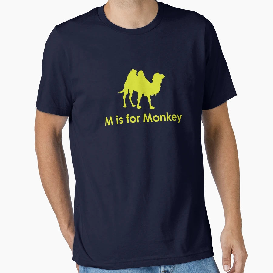 M Is Monkey T-Shirt - Novelty Apparel Unisex - T-Shirt, Sweatshirt, Hoodie