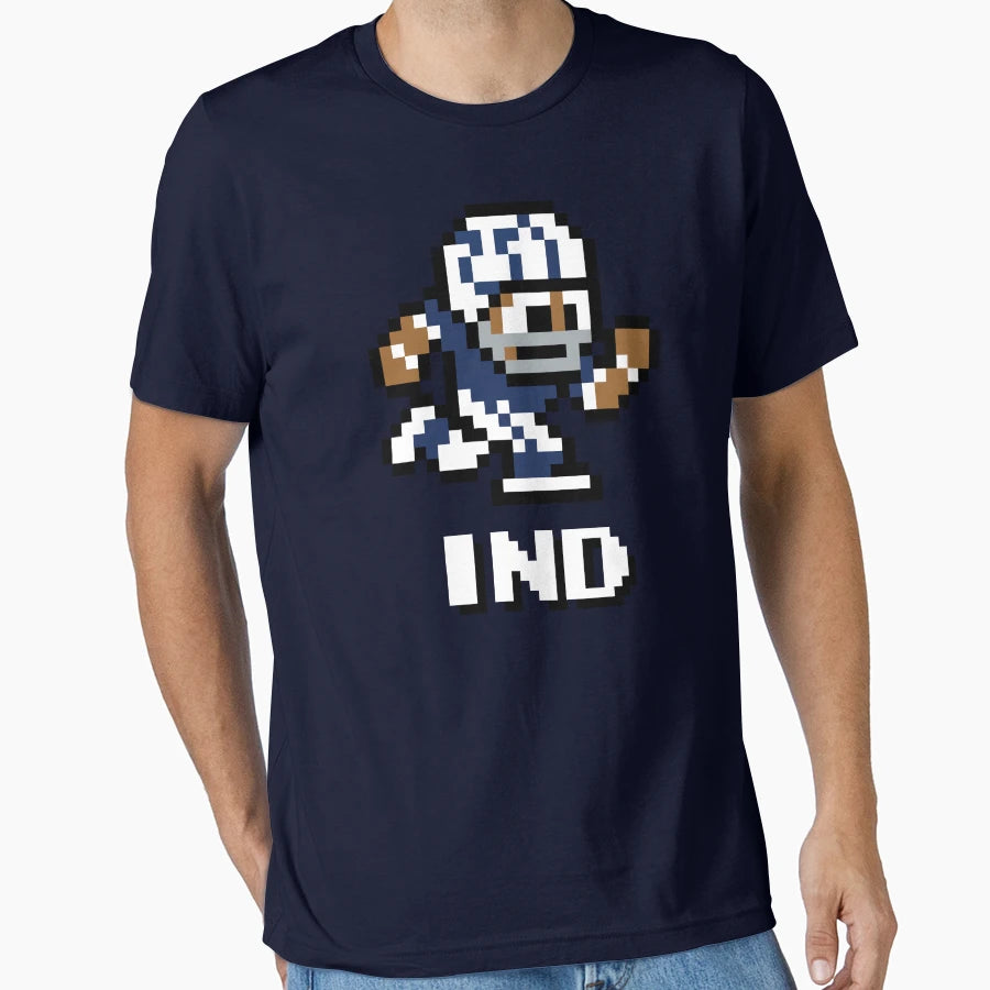 Indianapolis Colts Tecmo Super Bowl T-Shirt - Fun Novelty Design Men Women - T-Shirt, Sweatshirt, Hoodie