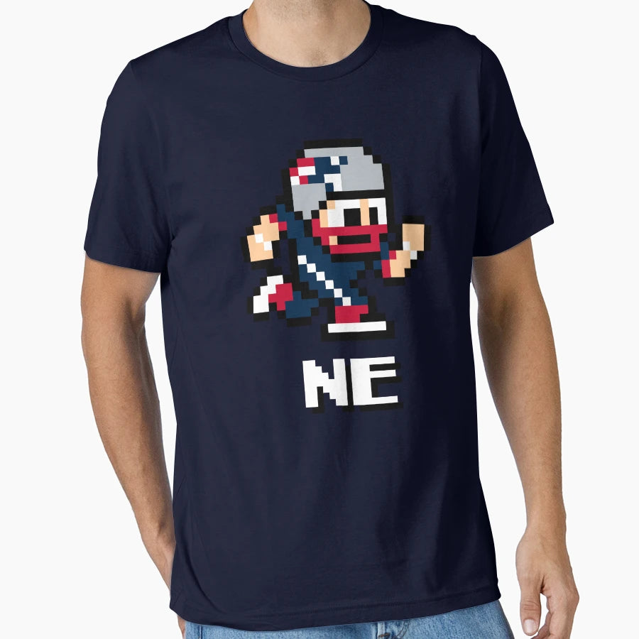 New England Patriots Tecmo Super Bowl T-Shirt - Streetwear Style Unisex - T-Shirt, Sweatshirt, Hoodie
