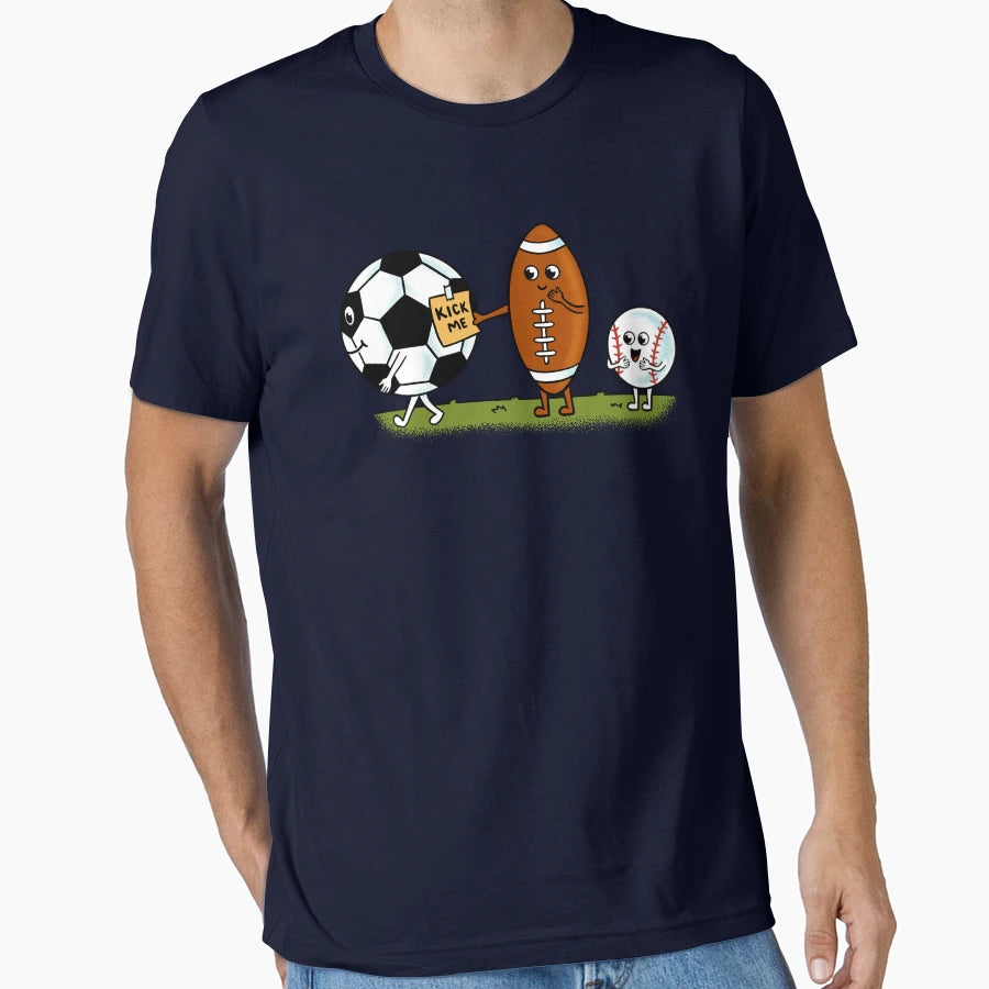 Soccer Kick Me T-Shirt - Aesthetic Graphic Unisex - T-Shirt, Sweatshirt, Hoodie