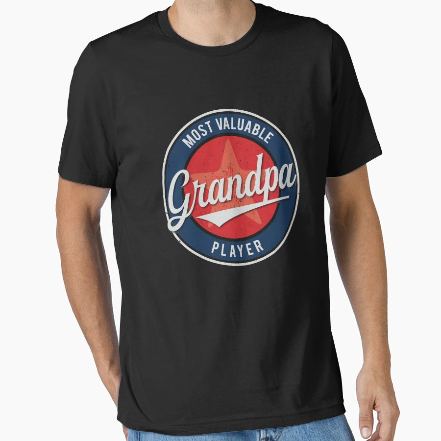 Grandpa Most Valuable Player T-Shirt - Aesthetic Graphic Unisex - T-Shirt, Sweatshirt, Hoodie
