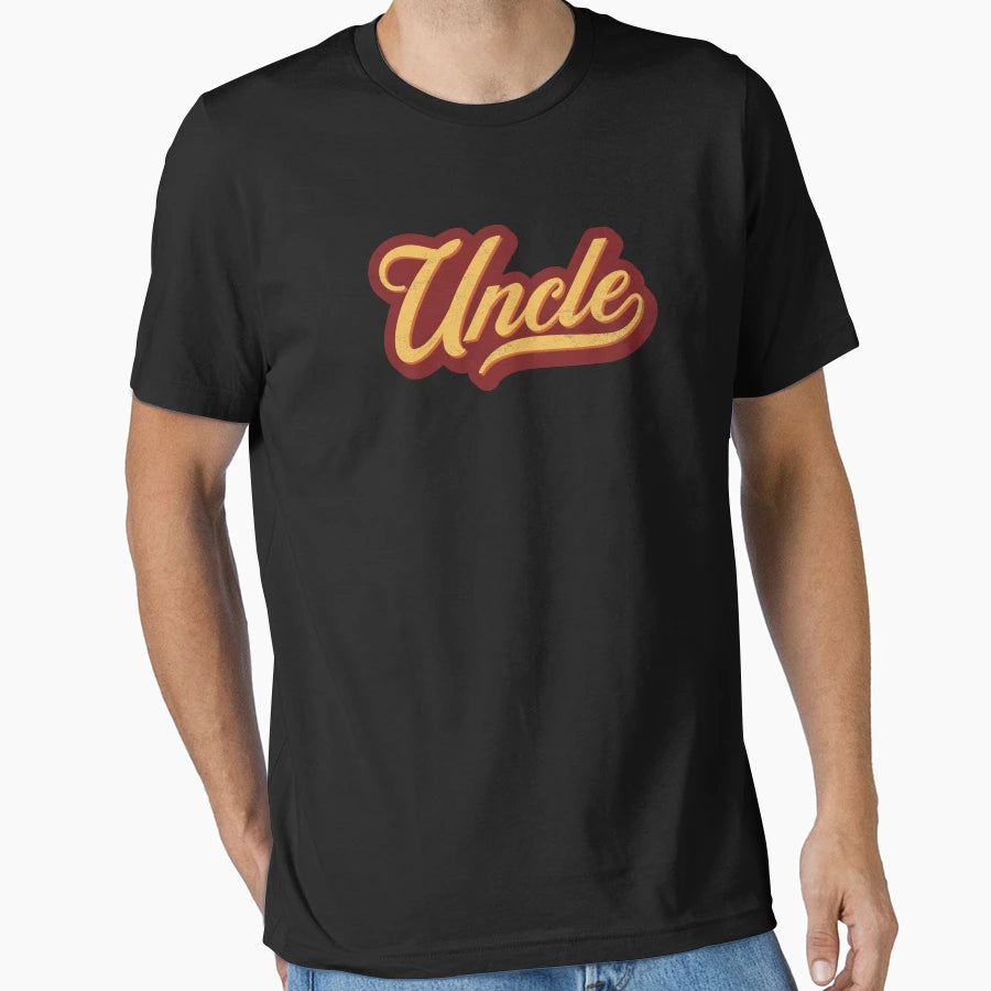 Uncle Typography T-Shirt - Unique Graphic for Adults - T-Shirt, Sweatshirt, Hoodie