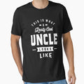 This Is What Really Uncle Looks Like T-Shirt - Aesthetic Graphic Men Women - T-Shirt, Sweatshirt, Hoodie