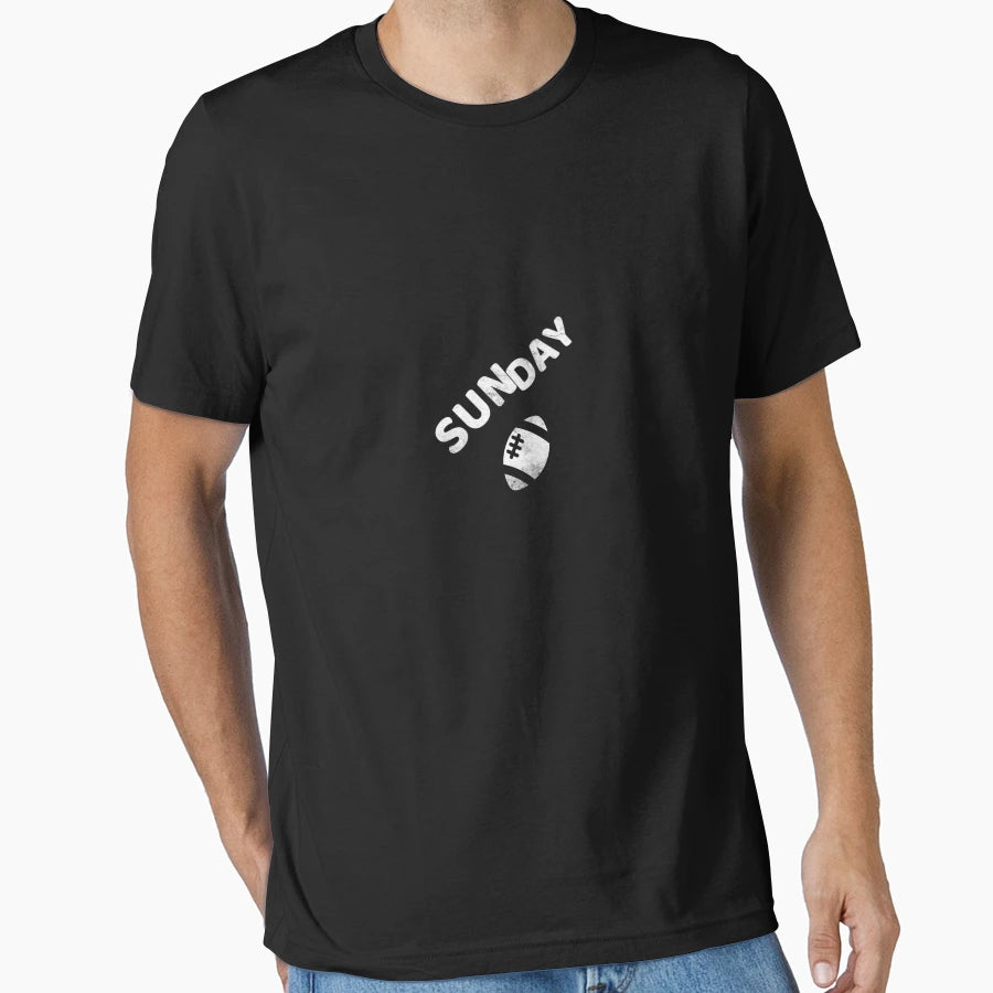 Sunday Football Fathers Day Gift Matching T-Shirt - Graphic Print Men Women - T-Shirt, Sweatshirt, Hoodie