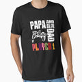 Papa And Real Dad Player 1 T-Shirt - Minimalist Print Men Women - T-Shirt, Sweatshirt, Hoodie
