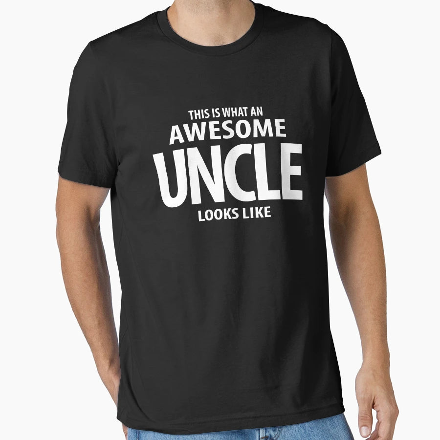 Mens This Is What Awesome Uncle Looks Like T-Shirt - Graphic Print Unisex - T-Shirt, Sweatshirt, Hoodie