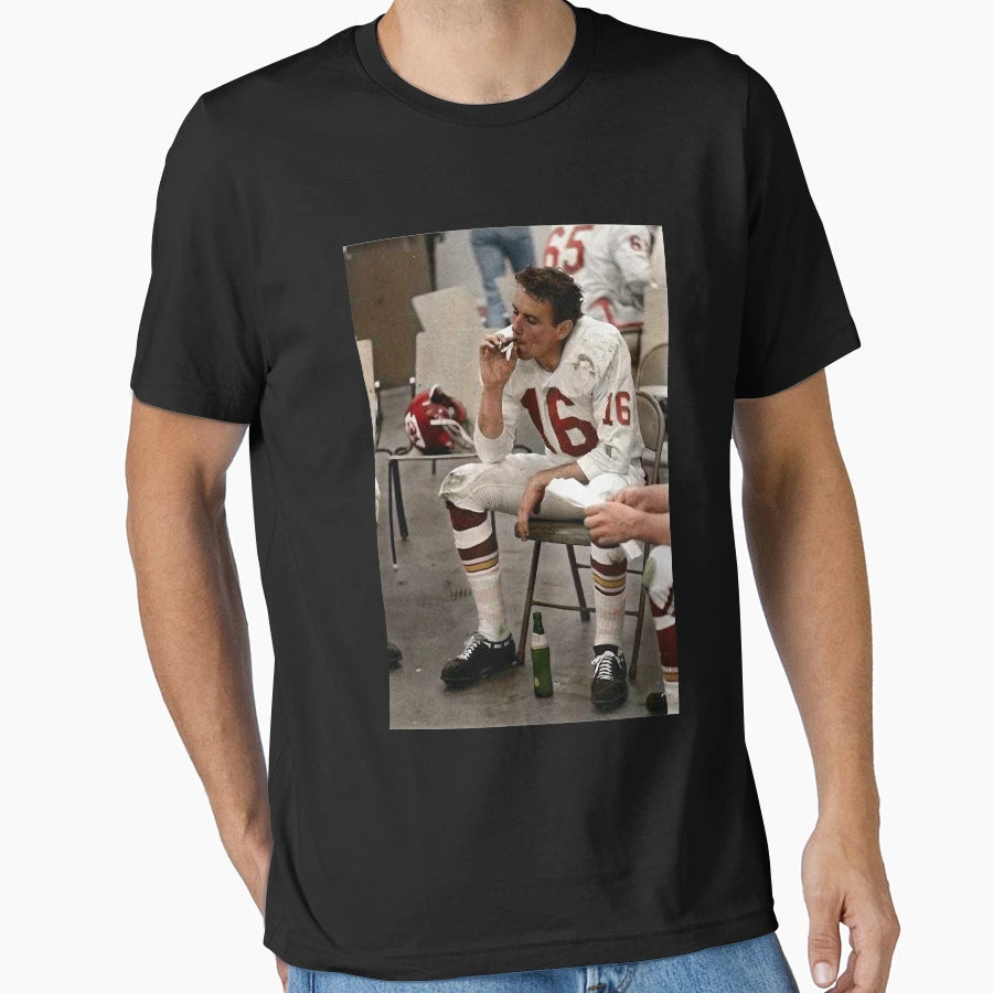 Len Dawson Cigarette Cloth Covering I T-Shirt - Custom Art Print Men Women - T-Shirt, Sweatshirt, Hoodie