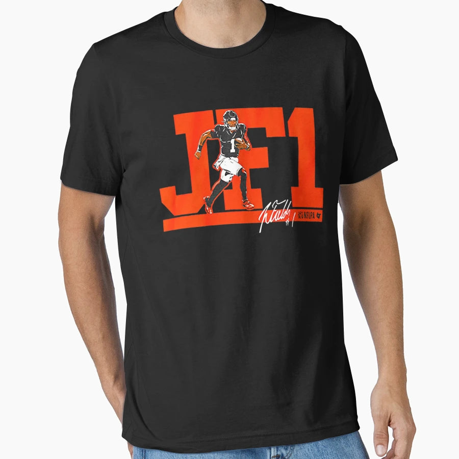 Justin Fields Jf1 T-Shirt - Minimalist Print for Adults - T-Shirt, Sweatshirt, Hoodie