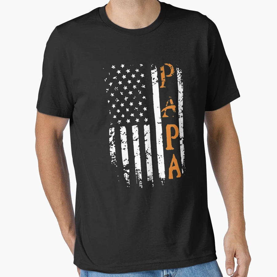 American Papa T-Shirt - Trendy Graphic Unisex - T-Shirt, Sweatshirt, Hoodie